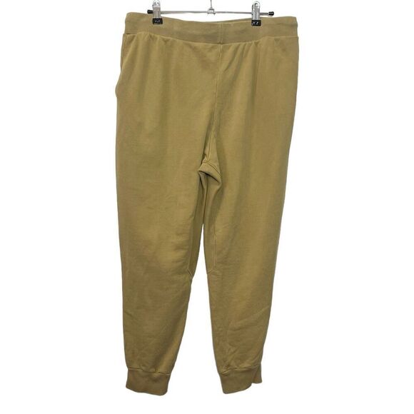 FRAME Easy Sweat Jogger Pants Vintage Camel Organic Cotton Women’s Size Medium - Picture 5 of 13